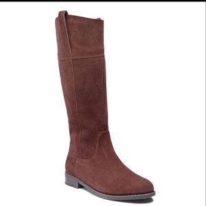Vionic Suede & Leather Brown Boot Women